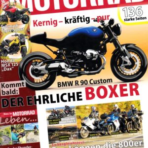 MOTORRAD 3/2013 – Kawasaki Z 800; Yamaha FZ8; BMW F 800 GT; Honda CBF 1000 F