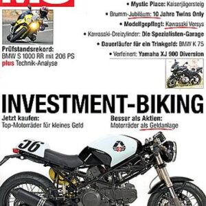 MO 3/2010 – Honda VFR 1200 F mit 127 kW (172 PS) als Neuheit; BMW S 1000 RR, satte 206 PS gemessen