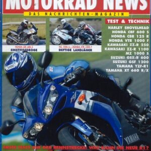 MOTORRAD NEWS 3/2004 – Yamaha YZF-R1 mit 126,4 kW (171 PS) im Fahrtest; Honda CBF 600 S mit 57 kW (78 PS) im Fahrtest; Honda CBR 125 R mit 9,7 kW (13,2 PS) im Fahrtest
