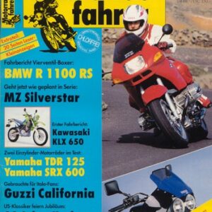 Motorradfahrer 3/1993 – Kawasaki KLX 650; BMW R 1100 RS; Test Yamaha TDR 125; Moto Guzzi California III, aus 2. Hand kaufen