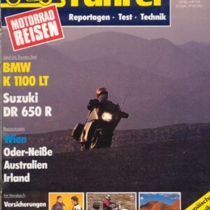 Tourenfahrer 3/1992 – BMW K 1100 LT mit 74 kW (100 PS) im Touren-Test, Suzuki DR 650 R mit 33 kW (45 PS) im Touren-Test