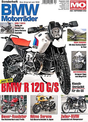 MO BMW Motorräder, Sonderheft 42 - BMW R 1150 R, hier von Michalski getunt zum Streetfighter; BMW R 100 CS, hier die 500.000 km CS von Thomas Müller