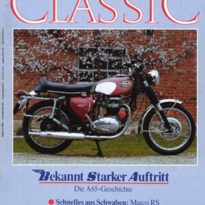 MOTORRAD CLASSIC 4/1991 – BSA A 650, die A65-Geschichte; Adler M 100, eine rassige Hunderter; Lambretta TV 175, ein Motorroller aus Italien