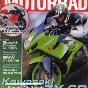 MOTORRAD 4/1998 – Test Kawasaki ZX-6R Ninja; Test Suzuki VL 1500 LC Intruder; Honda VTR 1000 F Firestorm, Zubehör; Suzuki GSX-R 750