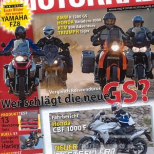 MOTORRAD 4/2010 – Vorstellung Yamaha FZ8; Vorstellung Yamaha Fazer 8; Test Honda CBF 1000 F; Test Kawasaki Versys