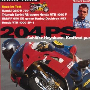 MO 4/2000 – BMW F 650 GS mit 37 kW (50 PS) im Vergleichstest; Suzuki GSX 1300 R Hayabusa, hier mit 150 kW ( 204 PS) von Schäfer, Vorstellung
