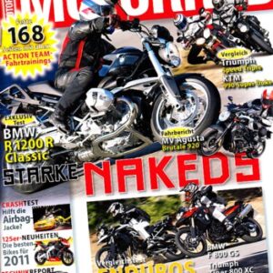 MOTORRAD 4/2011 – Test BMW R 1200 R Classic; KTM 990 Super Duke; Triumph Speed Triple; Test MV Agusta Brutale 920