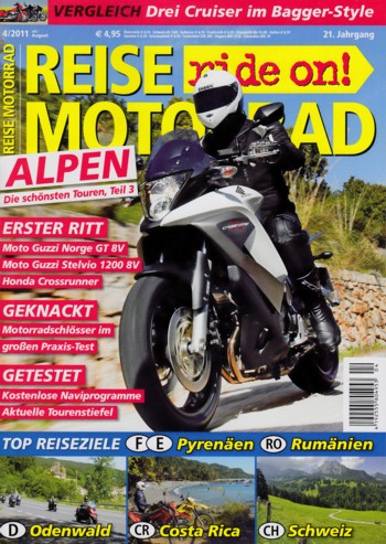 REISE MOTORRAD ride on! 4/2011 – Harley-Davidson Street Glide mit 62 kW (84 PS) im Vergleichstest