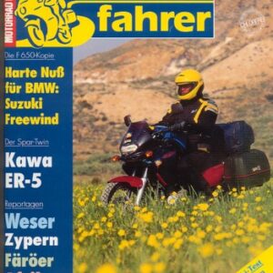 Tourenfahrer 4/1997 – Suzuki XF 650 Freewind mit 35 kW (48 PS) als Reise-Motorrad, Kawasaki ER-5 mit 37 kW (50 PS) als Reise-Motorrad