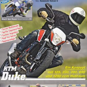 MO 4/2015 – KTM Duke, Fahrspaß von 125 ccm bis 1290; Yamaha YZF-R1 mit 147,1 kW (200 PS) Test & Technik