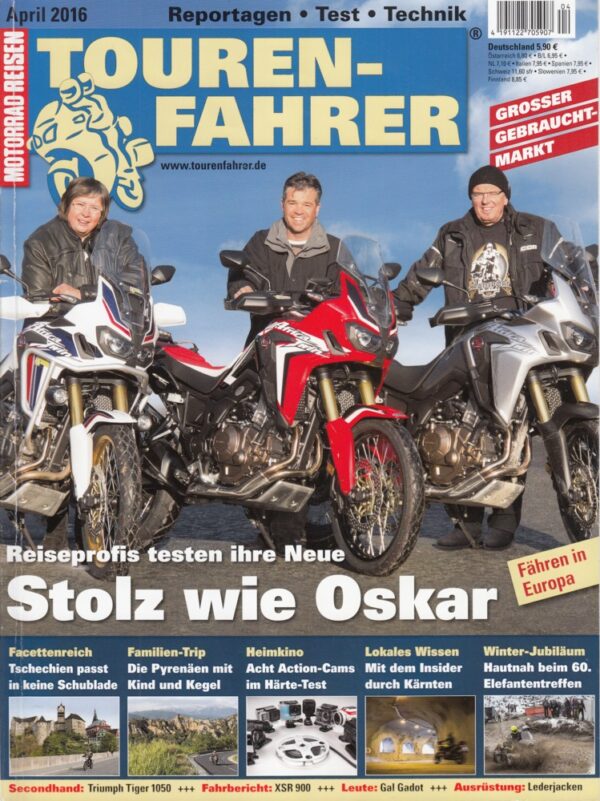 04_203.jpg TOURENFAHRER 4/2016 – Honda Africa Twin mit 70 kW (95 PS) im Vergleichstest, Yamaha XSR 900 mit 85 kW (115 PS) im Test