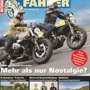 TOURENFAHRER 4/2017 – BMW R nineT Scrambler mit 81 kW (110 PS) im Vergleichstest, Ducati Scrambler Icon mit 55 kW (75 PS) im Vergleichstest