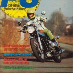 PS 4/1975 – Honda CB 750 mit Turboaufladung nach dem Langstreckentest, Honda GL 1000 Gold Wing mit 60 kW (82 PS) im Test
