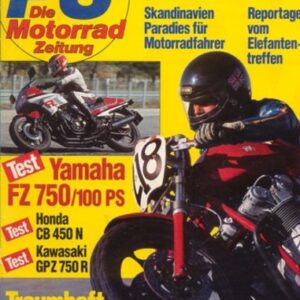 PS 4/1985 – Yamaha FZ 750 mit 74 kW (100 PS) Test & Technik, MV Agusta, hier eine 790er als Eigenbau