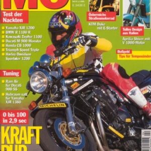 MO 4/1996 – Suzuki GSF 1200 Bandit mit 72 kW (98 PS) im Test; Harley-Davidson Sportster 1200 Sport mit 43 kW (58 PS) im Test