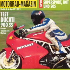 MO 4/1991 – Ducati 900 SS mit 54 kW (73 PS) Test & Technik; Suzuki GSF 400 Bandit mit 38 kW (50 PS) Test & Technik