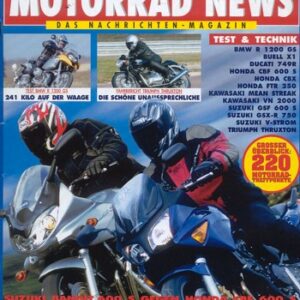 MOTORRAD NEWS 4/2004 – Honda CBF 600 S mit 57 kW (78 PS) im Vergleichstest; Suzuki GSF 600 S Bandit mit 57 kW (78 PS) im Vergleichstest; BMW R 1200 GS mit 72 kW (98 PS) Test & Technik