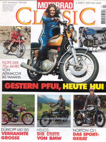 04_35.jpg MOTORRAD CLASSIC 4/1997 – Norton CS 1 : ein Sporterfolg; Helios, nicht das erste BMW - Motorrad; Dürkopp MD 150, ein Motorrad der Fünziger Jahre