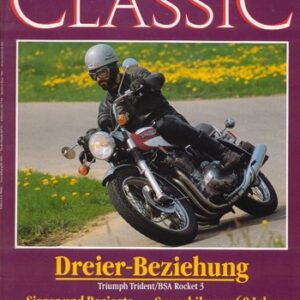 MOTORRAD CLASSIC 4/1989 – Vorstellung BSA Rocket 3, Vorstellung eines Oldtimer; Vorstellung Triumph T150 Trident, Vorstellung eines Oldtimers