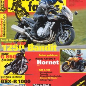 Motorradfahrer 4/2007 – Honda Hornet 600 mit 75 kW (102 PS) im Test; Suzuki GSX-R 1000 mit 136 kW (185 PS) im Test