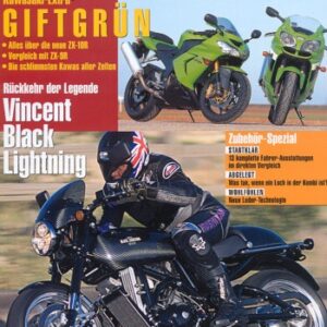 MO 4/2004 – Kawasaki ZX-10R Ninja mit 128 kW (175 PS) Test & Technik; Vincent Black Lightning mit 99 kW (132 PS) Test & Technik