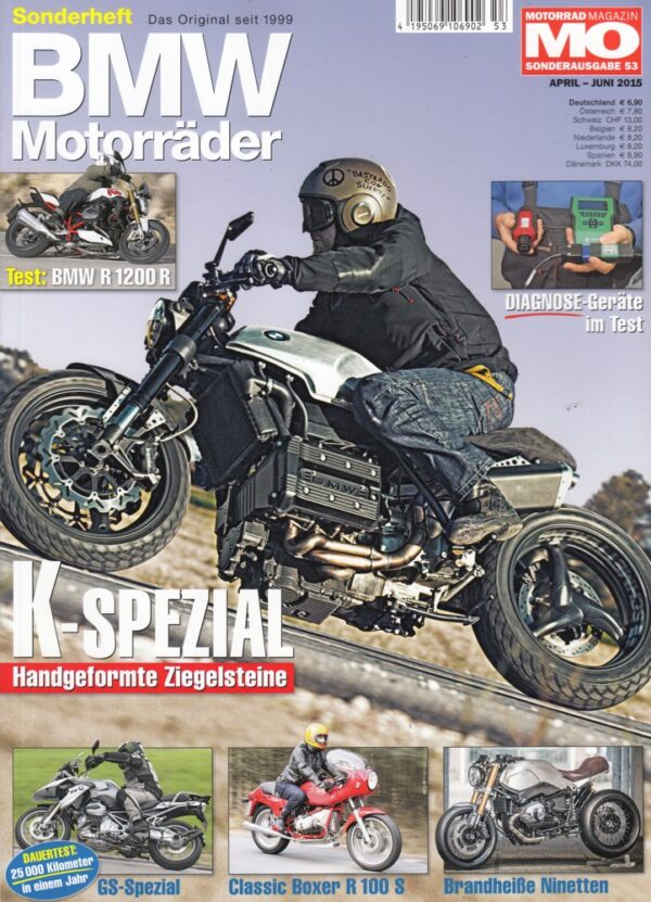 MO BMW Motorräder, Sonderheft 53 – BMW R 1200 GS mit 92 kW (125 PS nach dem Dauertest; BMW R 1200 R mit 92 kW (125 PS) Test & Technik
