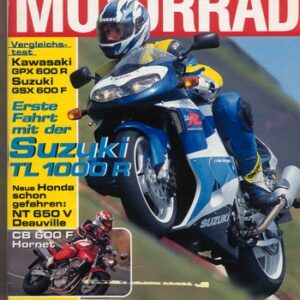 MOTORRAD 5/1998 – Test Suzuki TL 1000 R; Test Honda NT 650 V Deauville; Test Aprilia RS 250; Kawasaki GPX 600 R