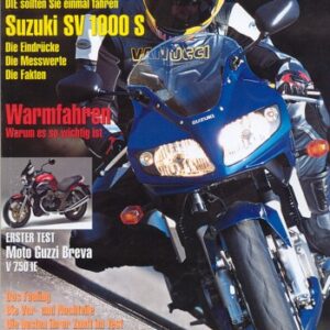 MO 5/2003 – Suzuki SV 1000 S mit 88 kW (120 PS) Test & Technik; BMW F 650, hier von Touratech als TB652 Oryx getunt