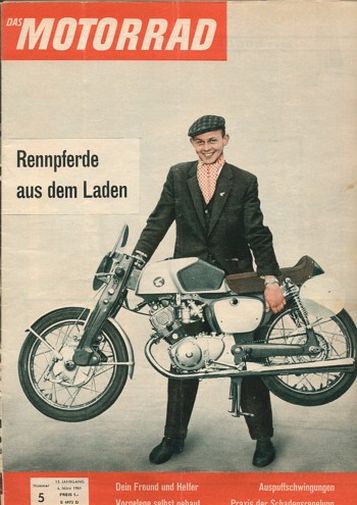 DAS MOTORRAD 5/1961 – Sachs 100 - Dreigang, das MOTORRAD baut am Motor