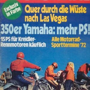 DAS MOTORRAD 5/1972 – Yamaha R 5 350 ccm, hier mit 35 PS; Test Starflite GT 50 mit 6,25 PS im Test; Sachs-Wankel, der Motor