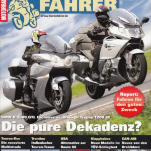 TOURENFAHRER 5/2015 – BMW  K 1600 GTL Executive mit 118 kW (160 PS) im Vergleichstest, Can-Am Spyder F3, ein Mehrspur-Cruiser