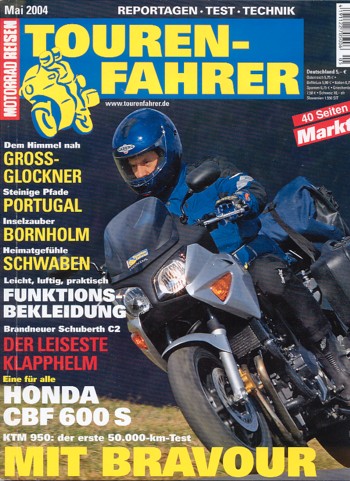 TOURENFAHRER 5/2004 – KTM 950 Adventure mit 72 kW (98 PS) im Langstrecken-Test, Honda CBF 600 S mit 57 kW (78 PS) als Reise-Motorrad