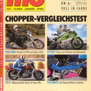 MO 5/1992 – Honda CB Seven Fifty mit 53 kW (74 PS) Test & Technik; Yamaha FZR 750 R, hier getestet als Superbike