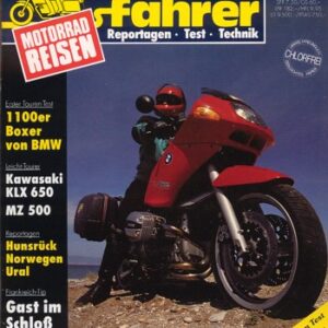 Tourenfahrer 5/1993 – BMW R 1100 RS mit 66 kW (90 PS), Testbericht, MZ Saxon Tour 500 mit 20 kW (27 PS), Testbericht