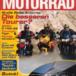 MOTORRAD 6/1999 – BMW R 1100 GS; Honda XL 1000 V Varadero; Triumph Tiger; Test Voxan Café Racer V 1000