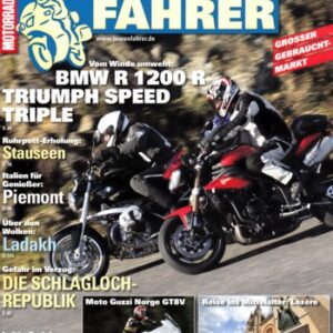 TOURENFAHRER 6/2011 – BMW R 1200 R Classic mit 81 kW (110 PS) im Touren-Test, Triumph Speed Triple mit 99 kW (135 PS) im Touren-Test