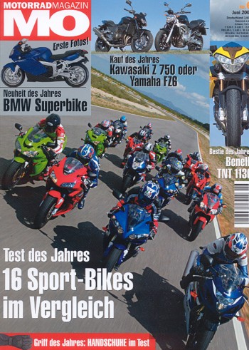 MO 6/2004 – Yamaha YZF-R6 mit 86 kW (117 PS) im Super-Test; Aprilia RSV 1000 R mit 102 kW (139 PS) im Super-Test