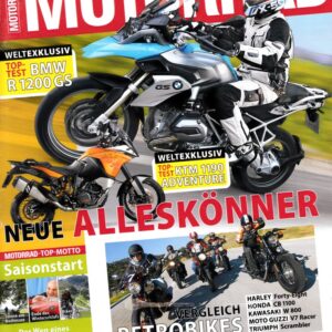 MOTORRAD 6/2013 – Test BMW R 1200 GS; Test Ducati Hypermotard / SP; Test Triumph Tiger Sport; Test Harley-Davidson Sportster Forty-Eight