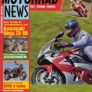 MOTORRAD NEWS 6/1994 – Kawasaki ZX-9R Ninja mit 74 kW (100 PS) Test & Technik; Ducati 600 SS mit 39 kW (53 PS) Test & Technik
