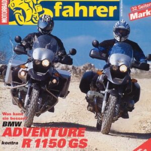 Tourenfahrer 6/2002 – BMW R 1150 GS mit 63 kW (85 PS) im Vergleichstest, BMW R 1150 GS Adventure mit 63 kW (85 PS) im Vergleichstest