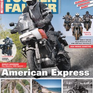 TOURENFAHRER 6/2021 – BMW R 1250 GS mit 100 kW (136 PS) im Vergleichstest, Ducati Multistrada V4 S mit 125 kW (170 PS) im Vergleichstest