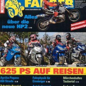 TOURENFAHRER 6/2005 – BMW K 1200 S mit 123 kW (167 PS) im Vergleichstest, Honda CBR 1100 XX mit 112 kW (152 PS) im Vergleichstest