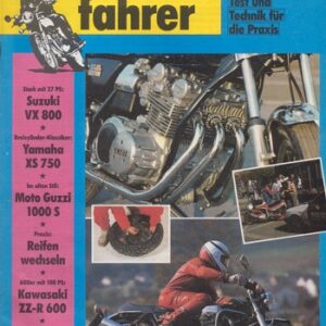 Motorradfahrer 6/1990 – Test Moto Guzzi 1000 S; Vorstellung Yamaha XS 750 / 850, Vorstellung als Klassiker; Test Suzuki VX 800