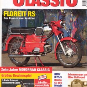 MOTORRAD CLASSIC 6/1997 – Kreidler Florett RS, ist eine Titelstory wert; BMW R 25/3, eines der meist gebauten BMW-Motorräder