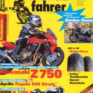 Motorradfahrer 6/2005 – BMW K 1200 R; Aprilia Pegaso 650 Strada; Voxan Black Magic; Test Ducati 999