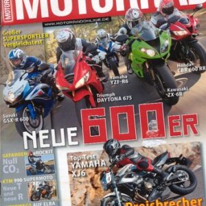 MOTORRAD 6/2009 – Test Yamaha XJ6; Triumph Daytona 675; Suzuki GSX-R 600; Kawasaki ZX-6R Ninja