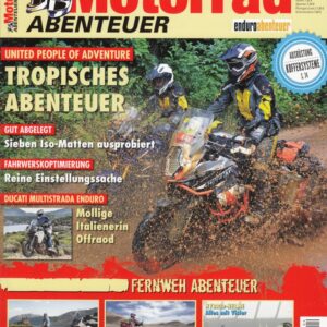 Motorrad ABENTEUER 7/8 2016 – Test Ducati Multistrada 1200 Enduro; mit der Honda Africa Twin auf Tour in Schottland