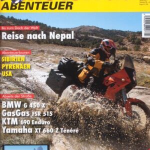Motorrad ABENTEUER 7/8 2008 – Test Yamaha XT 660 Z Ténéré; Test KTM 690 Enduro; Test Gas Gas FSR 515; Test BMW G 450 X
