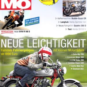 MO 7/2013 – Beta Alp 200 mit 12 kW (16,3 PS) Test & Technik; KTM 1190 Adventure mit 110 kW (150 PS) Test & Technik