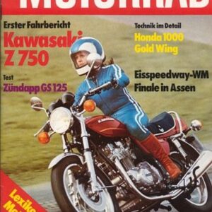 DAS MOTORRAD 7/1976 – Test Kawasaki Z 750; Test Kreidler Flory; Test Zündapp GS 125; Honda GL 1000 Gold Wing, der Motor wurde seziert